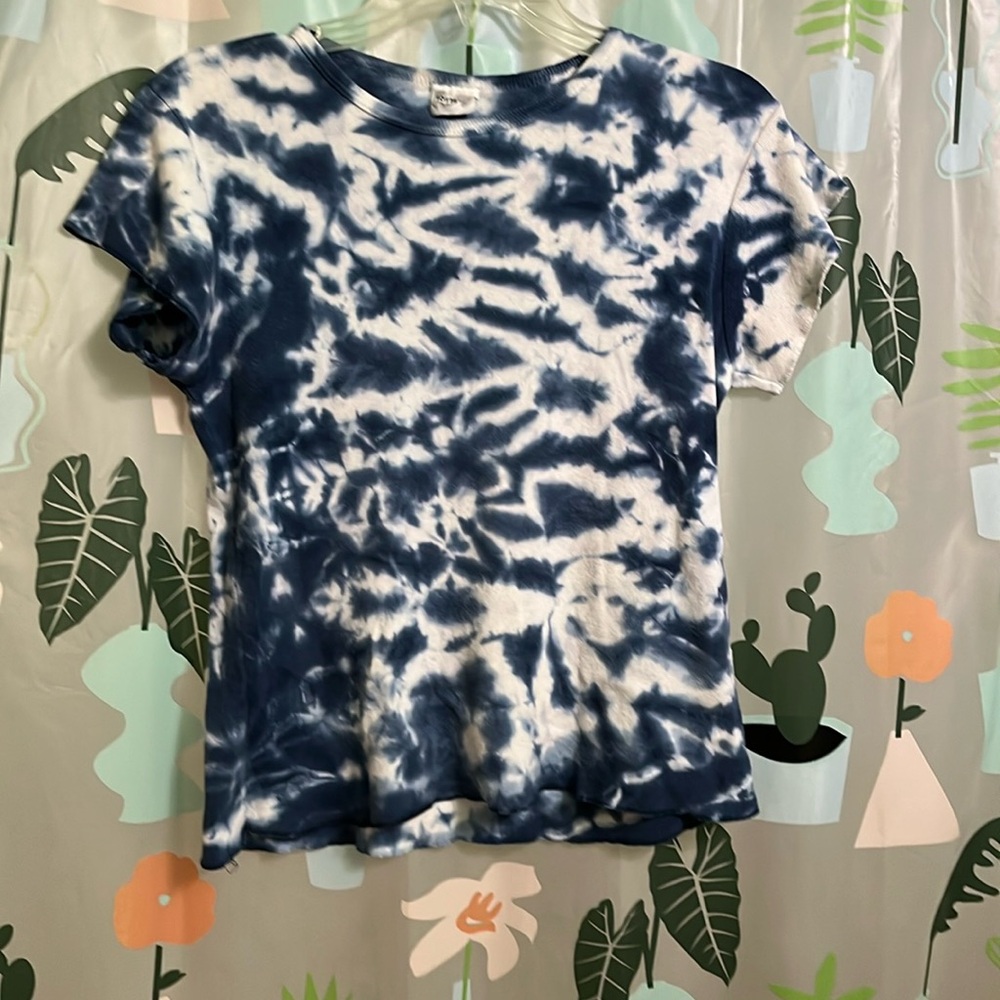 Sostanza vintage tie dye blue top